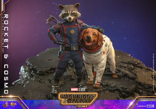 [4895228614551] Rocket and Cosmo  Set Guardians of the Galaxy Vol. 3 - HOTTOYS