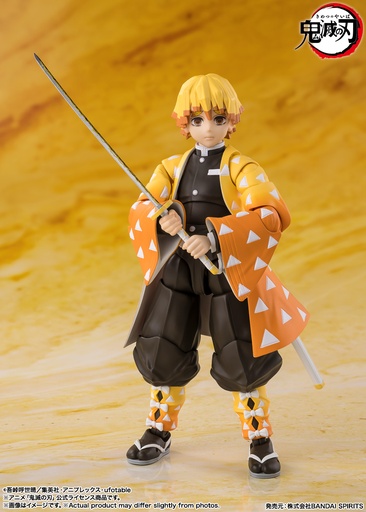 [4573102673619] Zenitzu Agatsuma "Demon Slayer: Kimetsu no Yaiba" – SH FIGUARTS - PREVENTA
