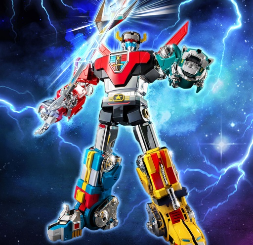 [4895250816800] ROBO-DOU Voltron (Retro Toy Edition) "Defenders of the Universe" THREEZERO – PREVENTA