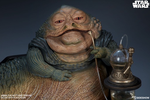 [747720235502] Jabba the Hutt and Throne Deluxe Sixth Scale ” Star Wars: Episode VI- Return of the Jedi” SIDESHOW – PREVENTA