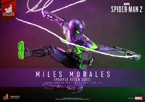 [4895228620262] Miles Morales (Purple Reign Suit) EXCLUSIVE  "Marvel’s Spider-Man 2 Game" HOT TOYS – PREVENTA
