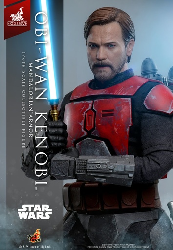 [4895228616296] Obi-Wan Kenobi (Mandalorian Armor) EXCLUSIVE  "Star Wars: The Clone Wars" HOT TOYS – PREVENTA