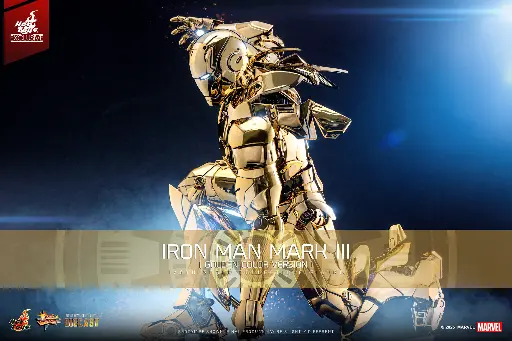 [4895228619273] Iron Man Mark III (Golden Color Version) EXCLUSIVE  "Iron Man III" HOT TOYS – PREVENTA