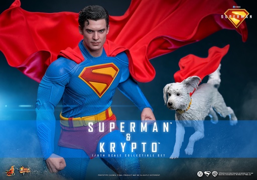 [4895228621696] Superman & Krypto "Superman (2025)"  HOT TOYS – PREVENTA 
